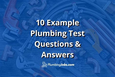 is the plumbers aptitude test hard|free plumbing test questions.